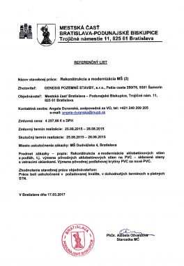 Referenčný list MČ Podunajské Biskupice (5)